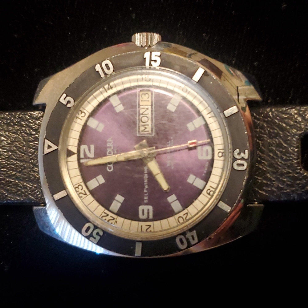 70s vintage Swiss Cordura sea gull watch.